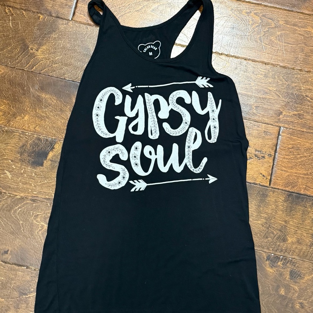 Gypsy Soul Black Tank Top